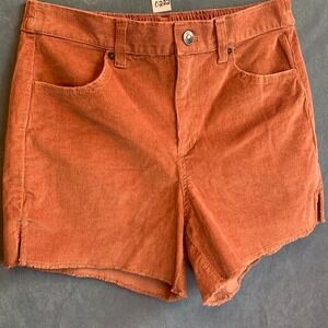 Aerie‎ NWT Rust Colored Corduroy Shorts Size Small